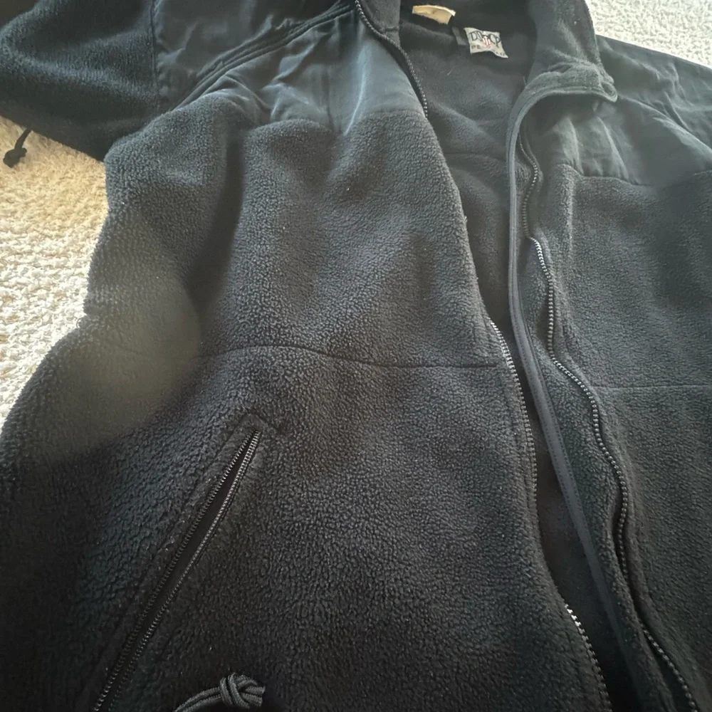 Men's Black Fleece Jacket - Picture 2 of 10